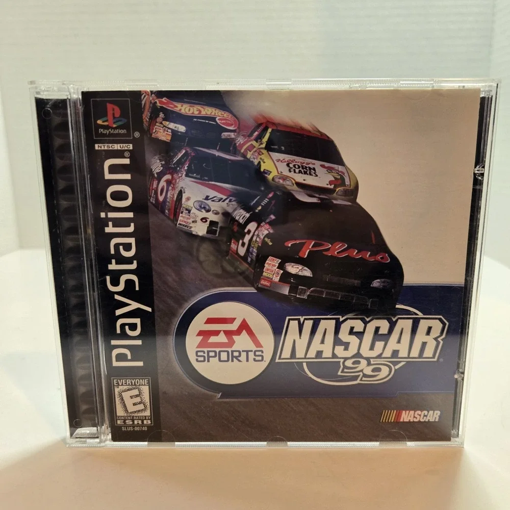 NASCAR 99 - (PS1, 1998) *CIB W Booklet* VGC* Black‎ Label* PlayStation One